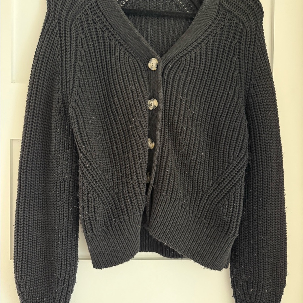 Everlane cardigan Black Knit Sweater